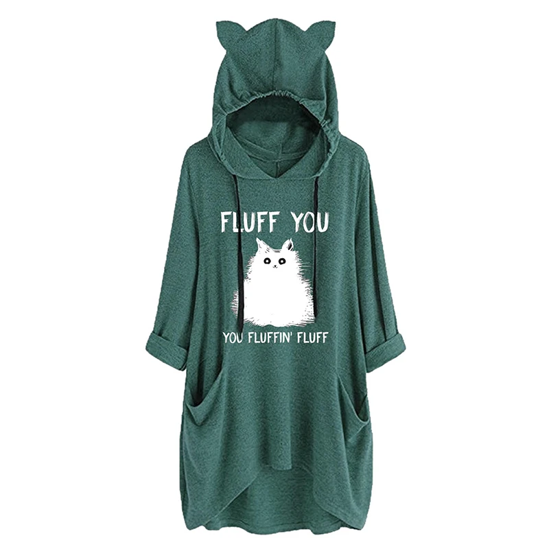 Hoodies And Sweatshirts Women Oversized Long Sleeve Hoody Cat Letter Print Pullover Female Loose Casual Tops Autumn 2021
Hoodies And Sweatshirts Women Oversized Long Sleeve Hoody Cat Letter Print Pullover Female Loose Casual Tops Autumn 2021