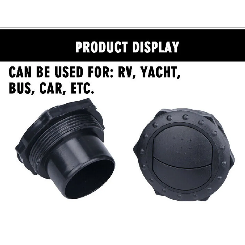 2Pcs Air Outlet Vent 60mm Boat Car 2.35-inch ABS Accessories Replacement