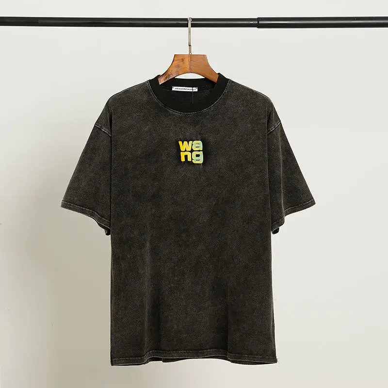 2021awang Fashion Brand New Washing Water Used Color Foaming Letter Printing Men's and Women's Short Sleeve T-Shirt Mens
2021awang Fashion Brand New Washing Water Used Color Foaming Letter Printing Men's and Women's Short Sleeve T-Shirt Mens