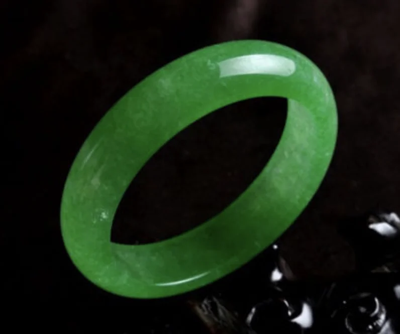 Chinese Natural Green Hetian Nephrite Jade Bangle Bracelet Fashion Temperament Jewelry Gems Accessories Gifts Wholesale | Украшения и
