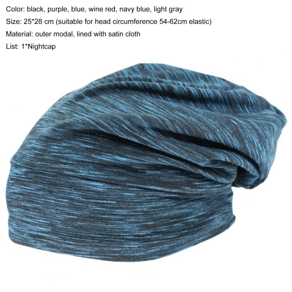 Cap Lightweight Breathable Adjustable Satin Lined Sleep Slouchy Cap for Women
Cap Lightweight Breathable Adjustable Satin Lined Sleep Slouchy Cap for Women