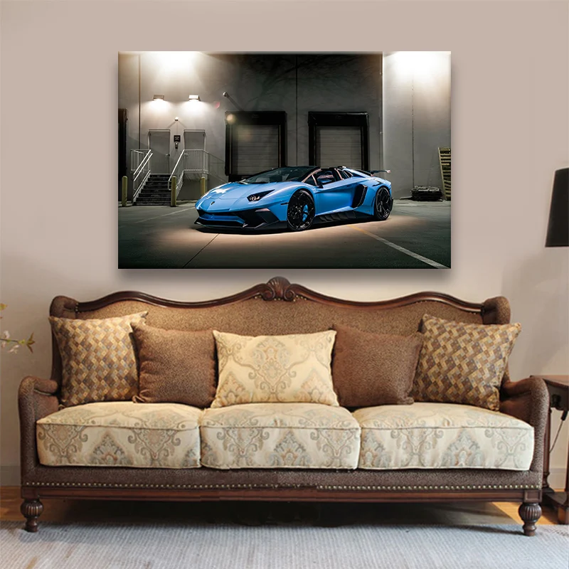 Modern Home Wall Decoration Painting Lamborghini Aventador Picture HD Print Blue Super Car Canvas Modular Poster Artwork
Modern Home Wall Decoration Painting Lamborghini Aventador Picture HD Print Blue Super Car Canvas Modular Poster Artwork