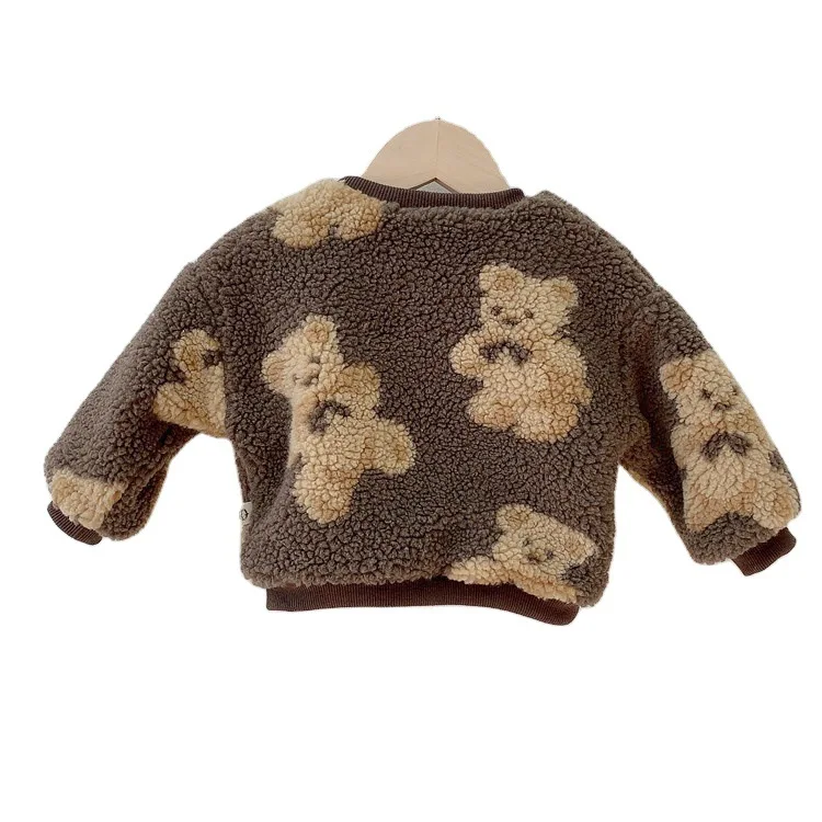 Korean Ins Baby Bear Padded Sweater Baby Double Layer Plus Velvet Padded Long-sleeved Sweatshirt Shirt Infant Winter Clothes
Korean Ins Baby Bear Padded Sweater Baby Double Layer Plus Velvet Padded Long-sleeved Sweatshirt Shirt Infant Winter Clothes
