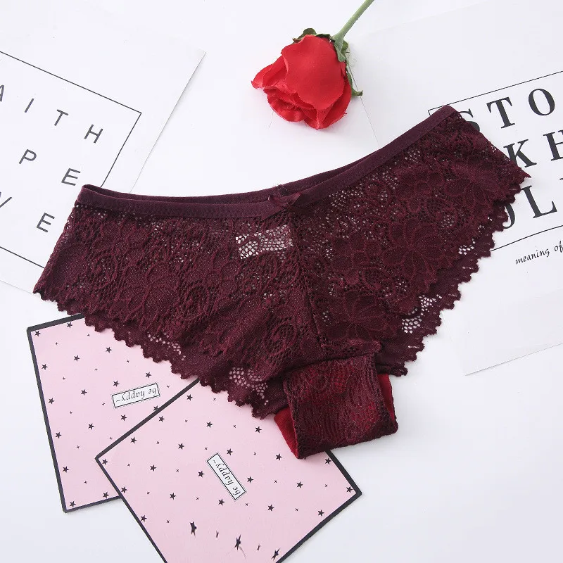 6Pcs Luxury Romantc Texture Lace Female Briefs Zero-sense Comfortable Light Women Underwear Sexy Lace Breathable Nylon Seamless
6Pcs Luxury Romantc Texture Lace Female Briefs Zero-sense Comfortable Light Women Underwear Sexy Lace Breathable Nylon Seamless