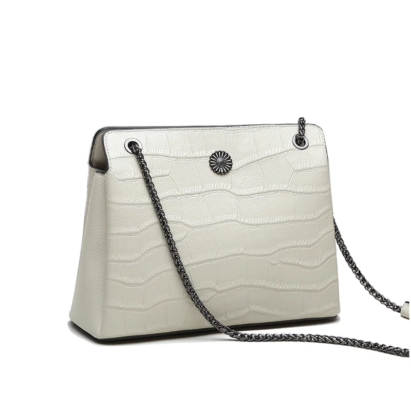 Women's Cowhide bags Luxury Designer Handbag women's leather chain shoulder bags сумки для женщин Crocodile pattern bag
Women's Cowhide bags Luxury Designer Handbag women's leather chain shoulder bags сумки для женщин Crocodile pattern bag