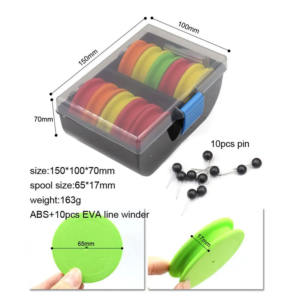 10pcs Fishing Foam Spools Fishing Line Round Coil EVA Fishing Line Winder Organizers Rig for Line Leader Organizer Accessories
10pcs Fishing Foam Spools Fishing Line Round Coil EVA Fishing Line Winder Organizers Rig for Line Leader Organizer Accessories