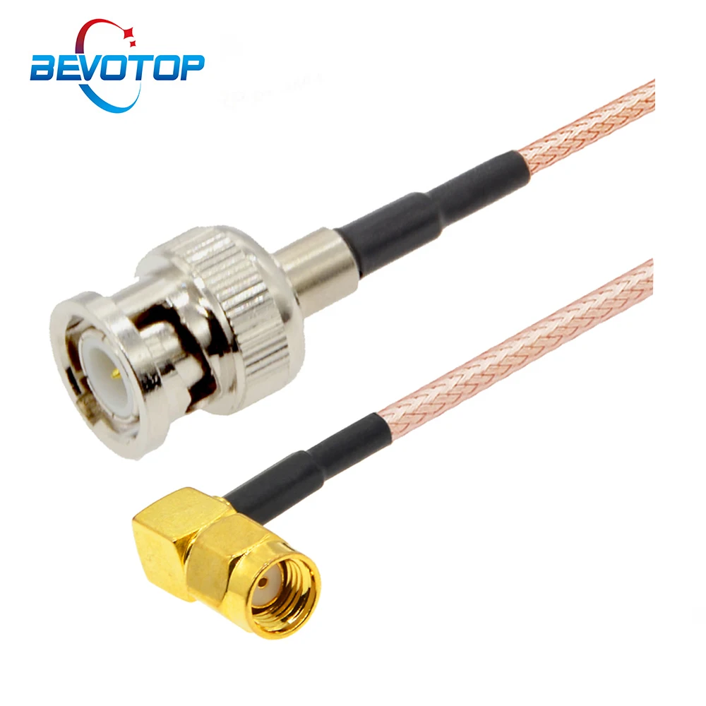1PCS BNC Male to RP SMA Male Right Angle Plug RG316 Pigtail RF Coaxial Adapter Extension Cable Coax Jumper Cord 15CM 50CM 1M
1PCS BNC Male to RP SMA Male Right Angle Plug RG316 Pigtail RF Coaxial Adapter Extension Cable Coax Jumper Cord 15CM 50CM 1M