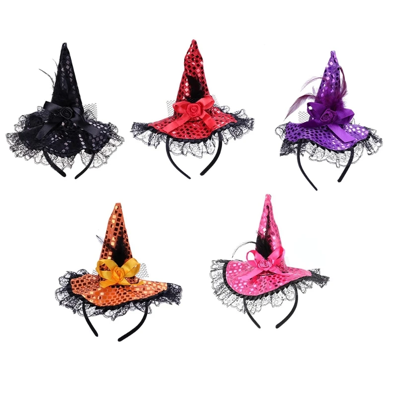 New style Halloween Witch Hat Pointed Rhinestone Decor Sorcerer Masquerade Headwear Cosplay Headdress for Halloween
New style Halloween Witch Hat Pointed Rhinestone Decor Sorcerer Masquerade Headwear Cosplay Headdress for Halloween