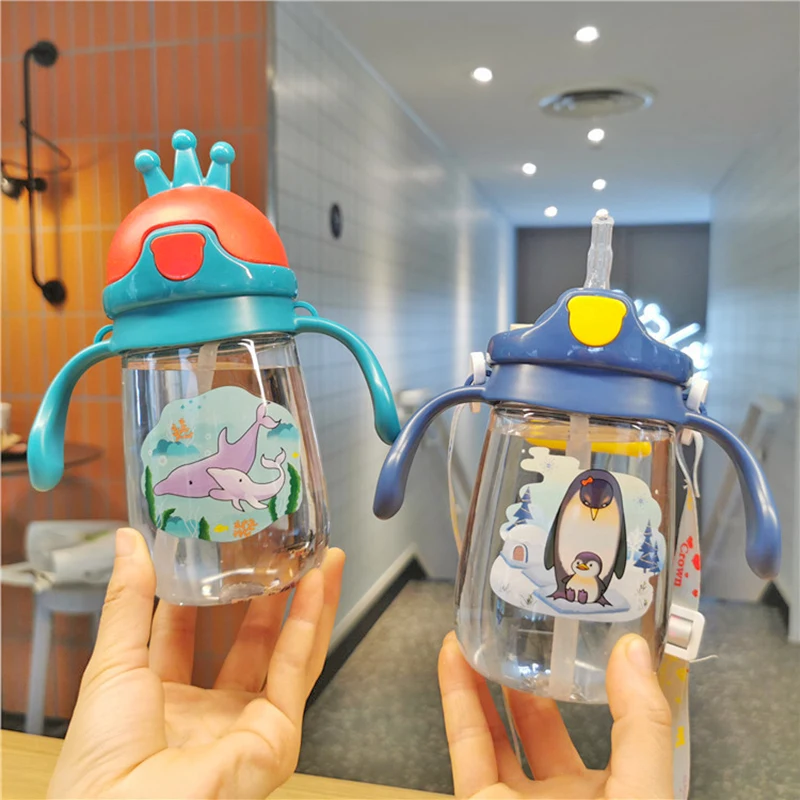 350ml Toddler Baby Training Cup with Straw Baby Sippy Cup Handle Sling Children Learning Drinking Kid Water Bottle
350ml Toddler Baby Training Cup with Straw Baby Sippy Cup Handle Sling Children Learning Drinking Kid Water Bottle