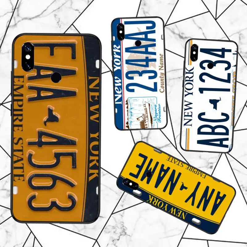 License Plate Number New York Phone Case For Xiaomi Redmi note 7 8 9 t max3 s 10 pro lite funda coque shell cover
License Plate Number New York Phone Case For Xiaomi Redmi note 7 8 9 t max3 s 10 pro lite funda coque shell cover