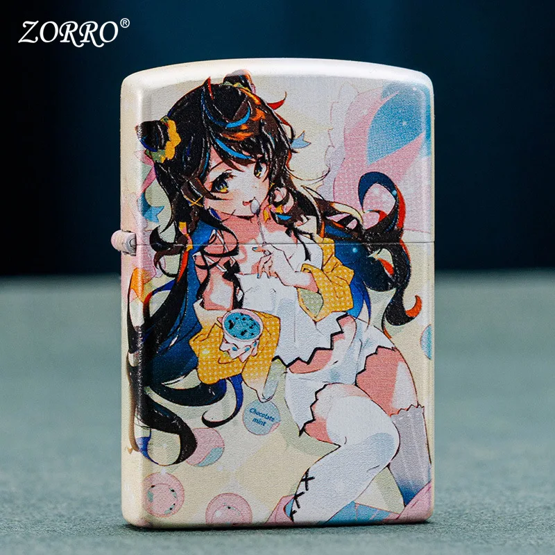 Kerosene Lighter ZORRO Zorro Genuine National Tide Color Paint Loli Girl Personality Grinding Wheel Creative Birthday Gift
Kerosene Lighter ZORRO Zorro Genuine National Tide Color Paint Loli Girl Personality Grinding Wheel Creative Birthday Gift