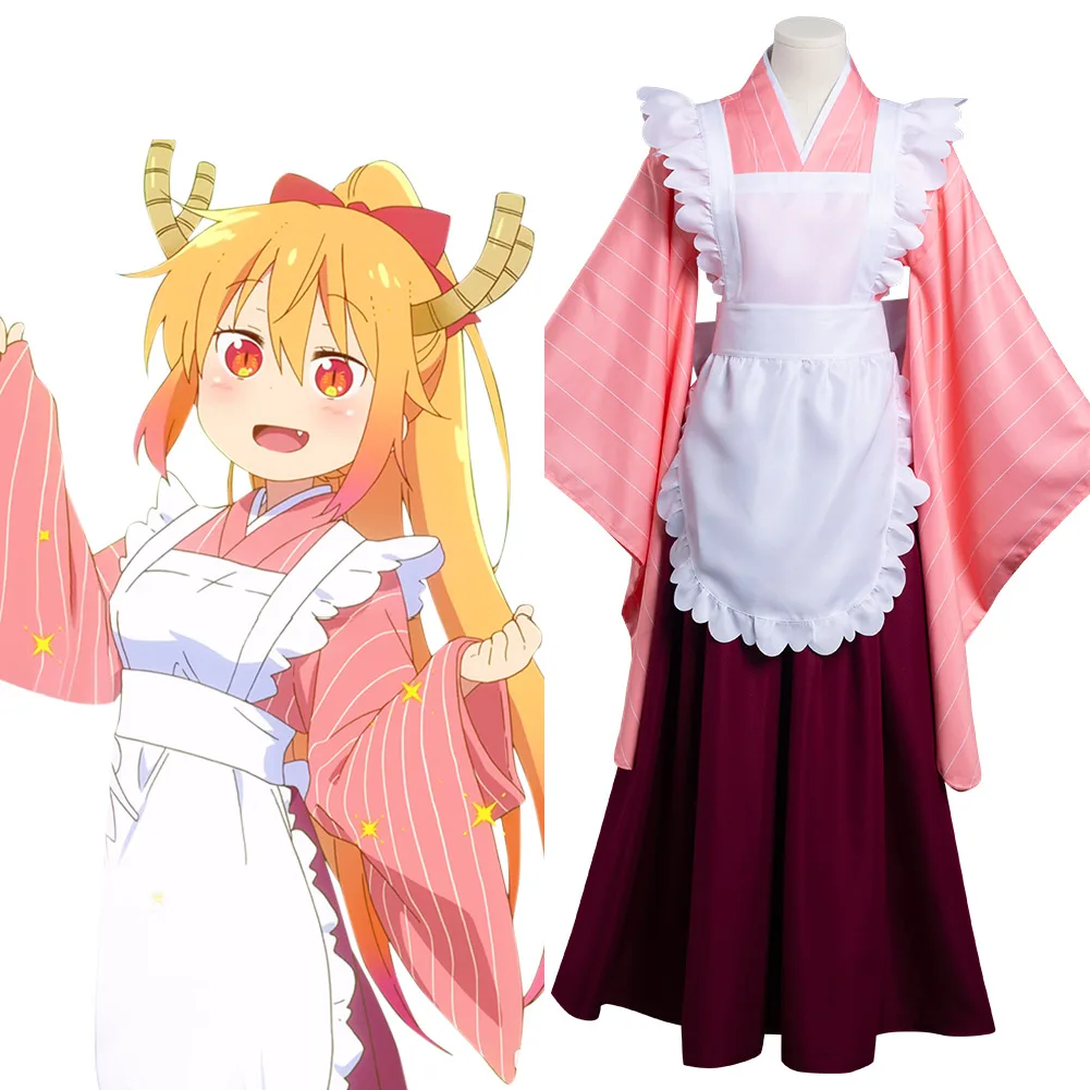 Аниме Miss Kobayashi's Dragon Maid Tooru Косплей костюмы горничная фартук наряды Хэллоуин Карнавальный Костюм
Аниме Miss Kobayashi's Dragon Maid Tooru Косплей костюмы горничная фартук наряды Хэллоуин Карнавальный Костюм