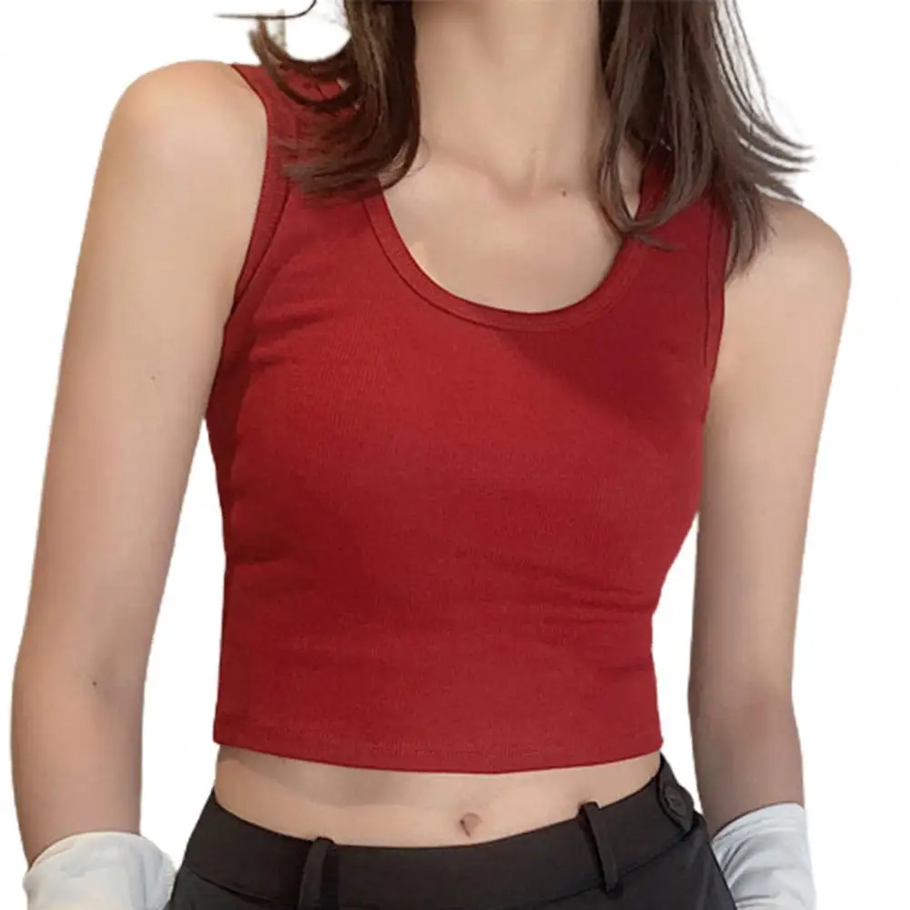 Summer Women's Tank Tops Fashion All-match Sleeveless O-neck Solid Color Sport Workout Vest Tank Top Streetwear Slim Tanks
Summer Women's Tank Tops Fashion All-match Sleeveless O-neck Solid Color Sport Workout Vest Tank Top Streetwear Slim Tanks
