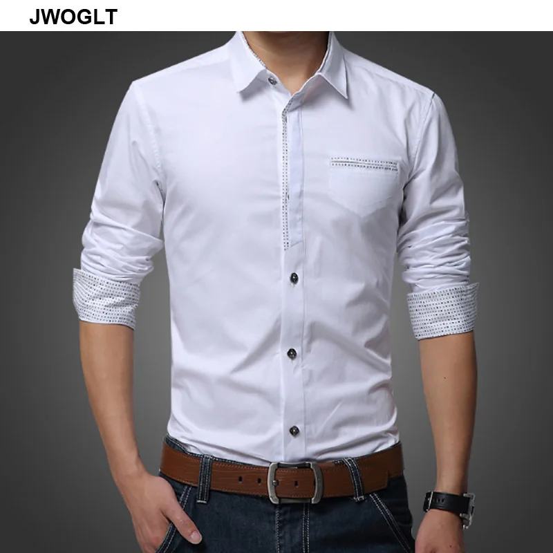 Autumn New Men's Long Sleeved Shirt Korean Style Regular Fit Button-down Cotton White Social Shirts
Autumn New Men's Long Sleeved Shirt Korean Style Regular Fit Button-down Cotton White Social Shirts