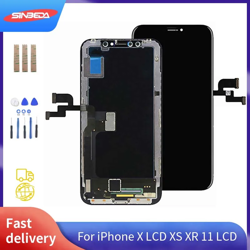OLED LCD Pantalla Dead Pixel For iPhone X LCD XS XR 11 Screen LCD Display 3D Touch Digitizer Assembly For iPhone X XS XS Max LCD
OLED LCD Pantalla Dead Pixel For iPhone X LCD XS XR 11 Screen LCD Display 3D Touch Digitizer Assembly For iPhone X XS XS Max LCD