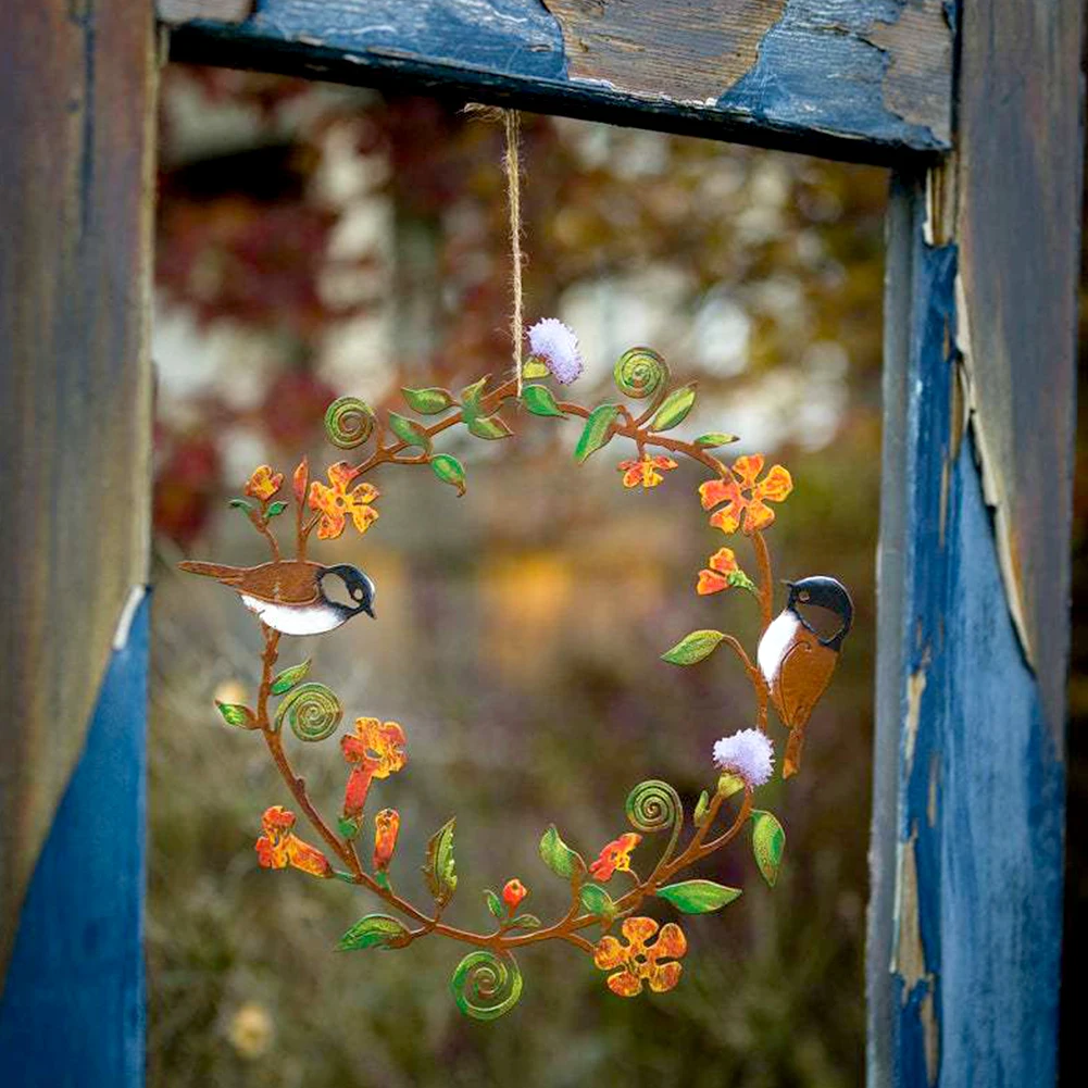 Bird Spring Indoor Outdoor Porch Hanging Farmhouse Home Decor Chickadees Flowers Wreath Backyard Garden Front Door Wall Art
Bird Spring Indoor Outdoor Porch Hanging Farmhouse Home Decor Chickadees Flowers Wreath Backyard Garden Front Door Wall Art