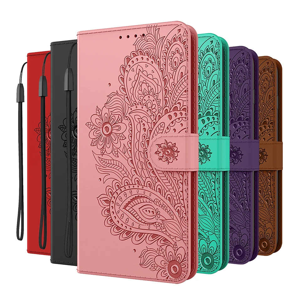 Чехол-книжка с павлином для Redmi 9 9A 8 8A Note Pro 9S 8T 8Pro чехол-бумажник iPhone 12 11 Max XR X XS 7 6 6S