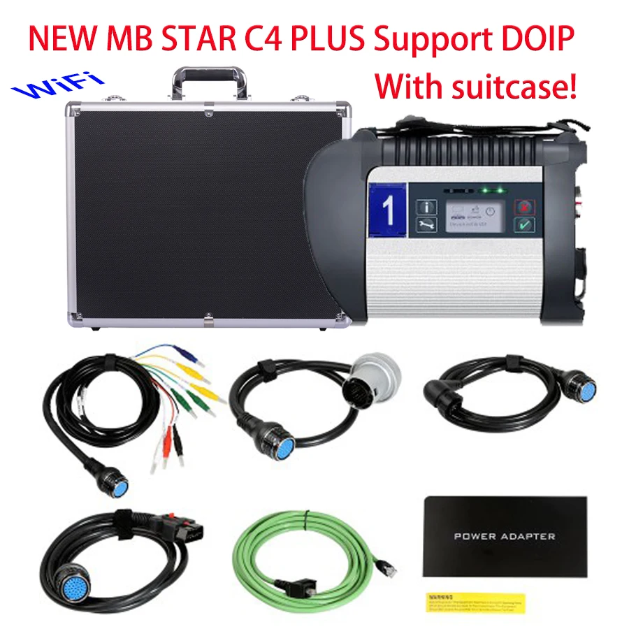 Диагностический инструмент MB Star C4 PLUS DOIP для автомобилей и грузовиков с функцией Wi