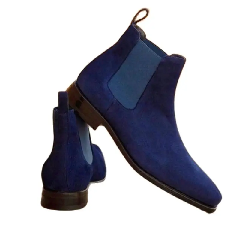 2020 Men's Shoes New Fashion Handmade Faux Suede Leather Boots Low Heel Stylish Casual Slip-on Chelsea Boots Zapatos 4M890
2020 Men's Shoes New Fashion Handmade Faux Suede Leather Boots Low Heel Stylish Casual Slip-on Chelsea Boots Zapatos 4M890