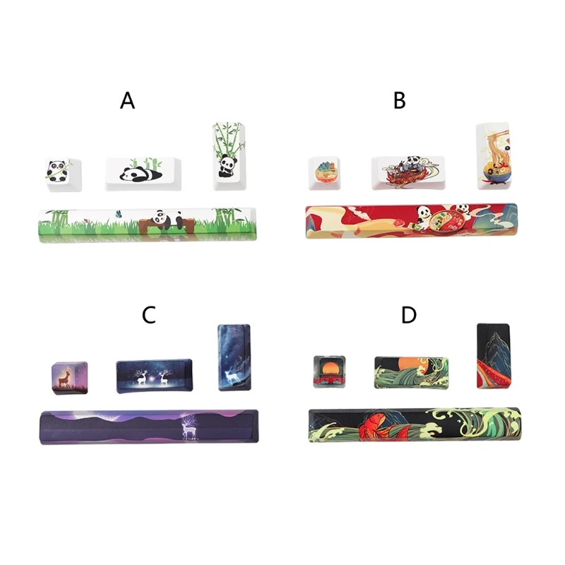 DIY Keycap PBT ESC Enter 6.25U Spacebar Keycap Five Sides Dye-Subbed Keycap for Mechanical Keyboard OEM Profile (4PCS)
DIY Keycap PBT ESC Enter 6.25U Spacebar Keycap Five Sides Dye-Subbed Keycap for Mechanical Keyboard OEM Profile (4PCS)