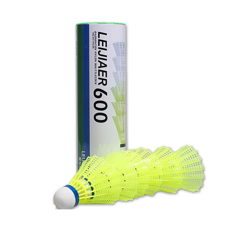 Cork game badminton 600 indoor and outdoor resistant nylon badminton barrel yellow
Cork game badminton 600 indoor and outdoor resistant nylon badminton barrel yellow