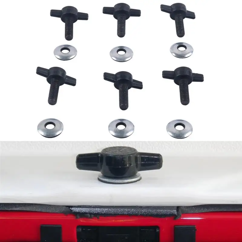 6PCS Auto Top Bolt Compatible For Jeep Car Accessories Quick Remove Hard Top Fasteners Nuts Bolts Automobiles Parts Accessories
6PCS Auto Top Bolt Compatible For Jeep Car Accessories Quick Remove Hard Top Fasteners Nuts Bolts Automobiles Parts Accessories