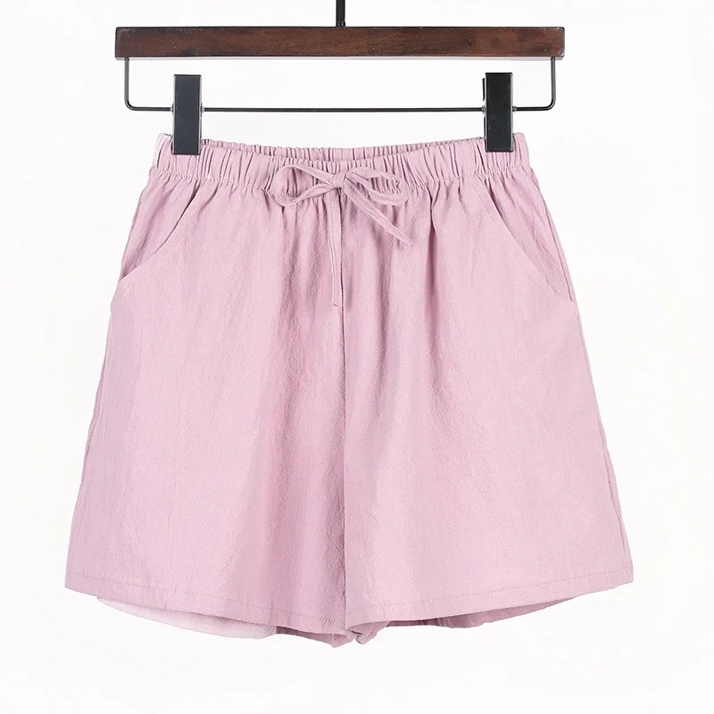 Women shorts Summer Casual Solid Cotton Linen shorts high waist loose shorts for girls Soft Cool female short S-XL
Women shorts Summer Casual Solid Cotton Linen shorts high waist loose shorts for girls Soft Cool female short S-XL