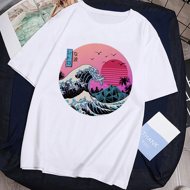 Summer Women Men T-shirts Fashion Sea Wave T Shirt Harajuku Casual Oversize Print Tshirt Graphic Streetwear Tops Female Clothes
Summer Women Men T-shirts Fashion Sea Wave T Shirt Harajuku Casual Oversize Print Tshirt Graphic Streetwear Tops Female Clothes