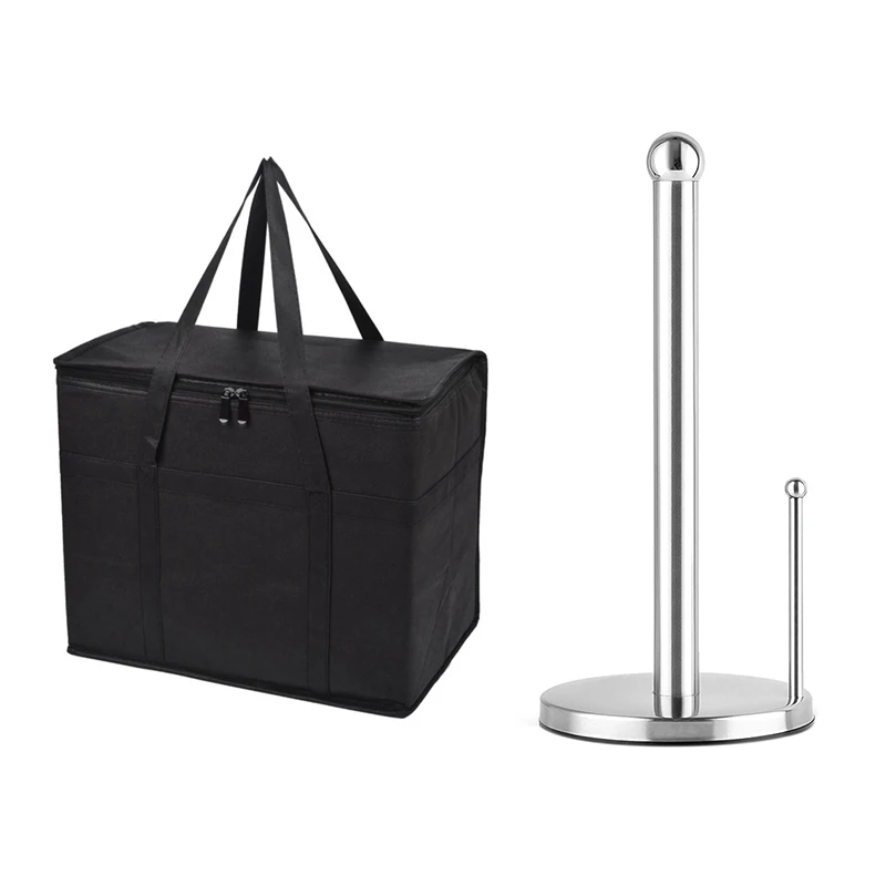 3 Pack Insulated Shopping Bags With Paper Towel Holder - Standing Paper Towel Holder
3 Pack Insulated Shopping Bags With Paper Towel Holder - Standing Paper Towel Holder