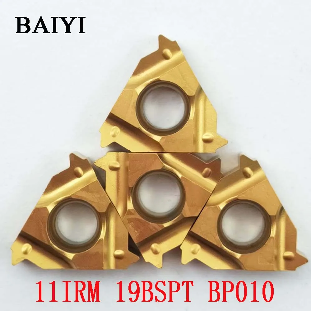 10pcs 11IRM 19BSPT BP010 threading insert carbide insert cutting turning tools cnc 
10pcs 11IRM 19BSPT BP010 threading insert carbide insert cutting turning tools cnc