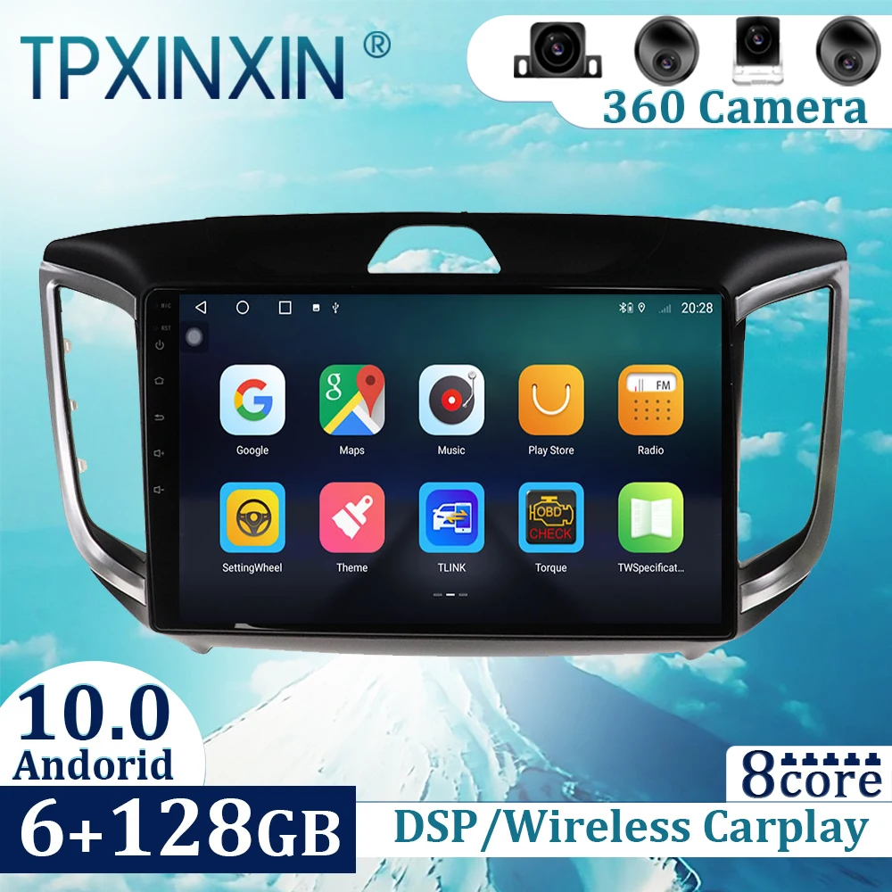 6+128GB For Hyundai IX25 2014-2018 Android 10 Carplay Radio Player Car GPS Navigation Head Unit Car Radio with Screen
6+128GB For Hyundai IX25 2014-2018 Android 10 Carplay Radio Player Car GPS Navigation Head Unit Car Radio with Screen