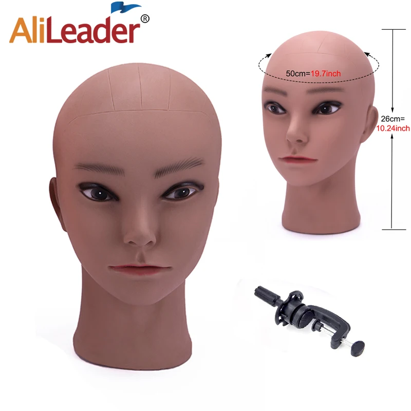 Afro Bald Mannequin Head Cosmetology Female Bald Manikin Head With Holder For Making Wig Display Hat Glasses Beige ,Dark Brown
Afro Bald Mannequin Head Cosmetology Female Bald Manikin Head With Holder For Making Wig Display Hat Glasses Beige ,Dark Brown