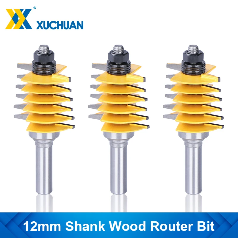 1pc 12mm Shank Wood Router Bit 2 Teeth Adjustable Finger Joint Router Bit Tenon Cutter for Woodworking Tool
1pc 12mm Shank Wood Router Bit 2 Teeth Adjustable Finger Joint Router Bit Tenon Cutter for Woodworking Tool