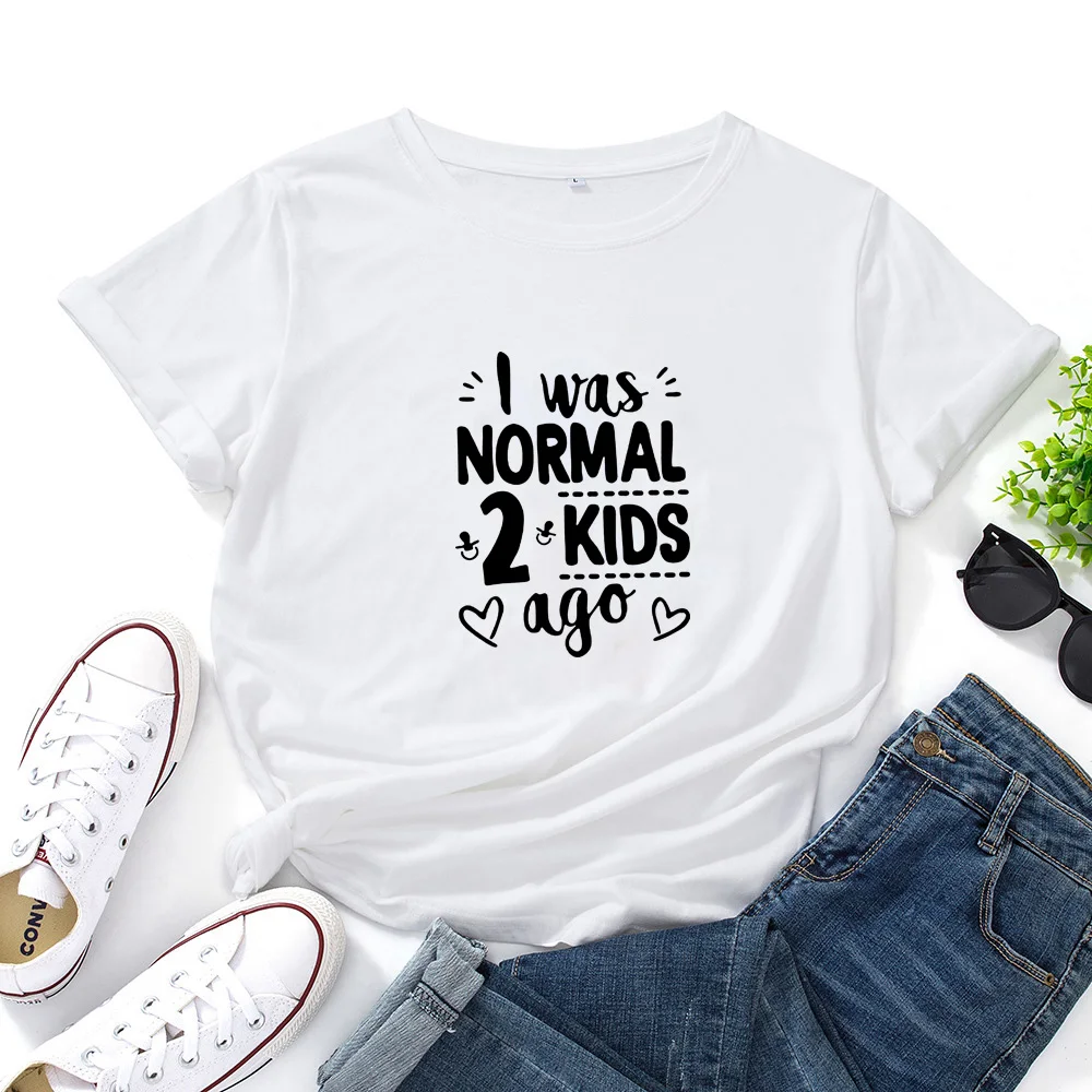 I Was Normal 2 Kids Ago Tshirt Women Short Sleeve T Shirt Women Cotton Loose White Tee Shirt Women Top Casual Polera Mujer
I Was Normal 2 Kids Ago Tshirt Women Short Sleeve T Shirt Women Cotton Loose White Tee Shirt Women Top Casual Polera Mujer