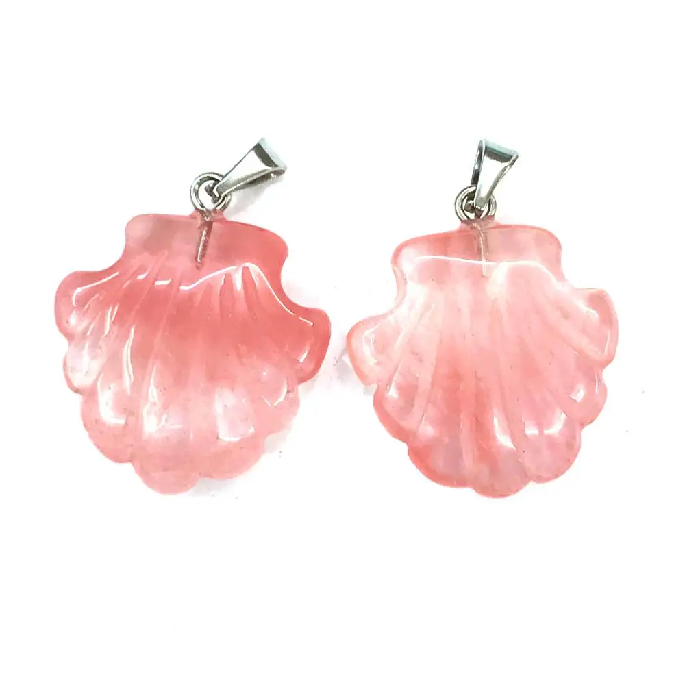 New 1PC Natural Rose Quartzs Grey Agates Shell Shape Semi-Precious Stone Pendants for Making DIY Jewelry Necklaces Size 22x22mm
New 1PC Natural Rose Quartzs Grey Agates Shell Shape Semi-Precious Stone Pendants for Making DIY Jewelry Necklaces Size 22x22mm