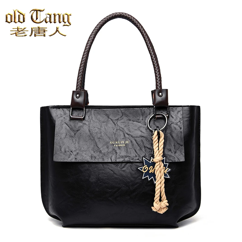 Женская сумка через плечо OLD TANG, Повседневная однотонная сумка-мессенджер из искусственной кожи, с большой емкостью, 2020
Женская сумка через плечо OLD TANG, Повседневная однотонная сумка-мессенджер из искусственной кожи, с большой емкостью, 2020