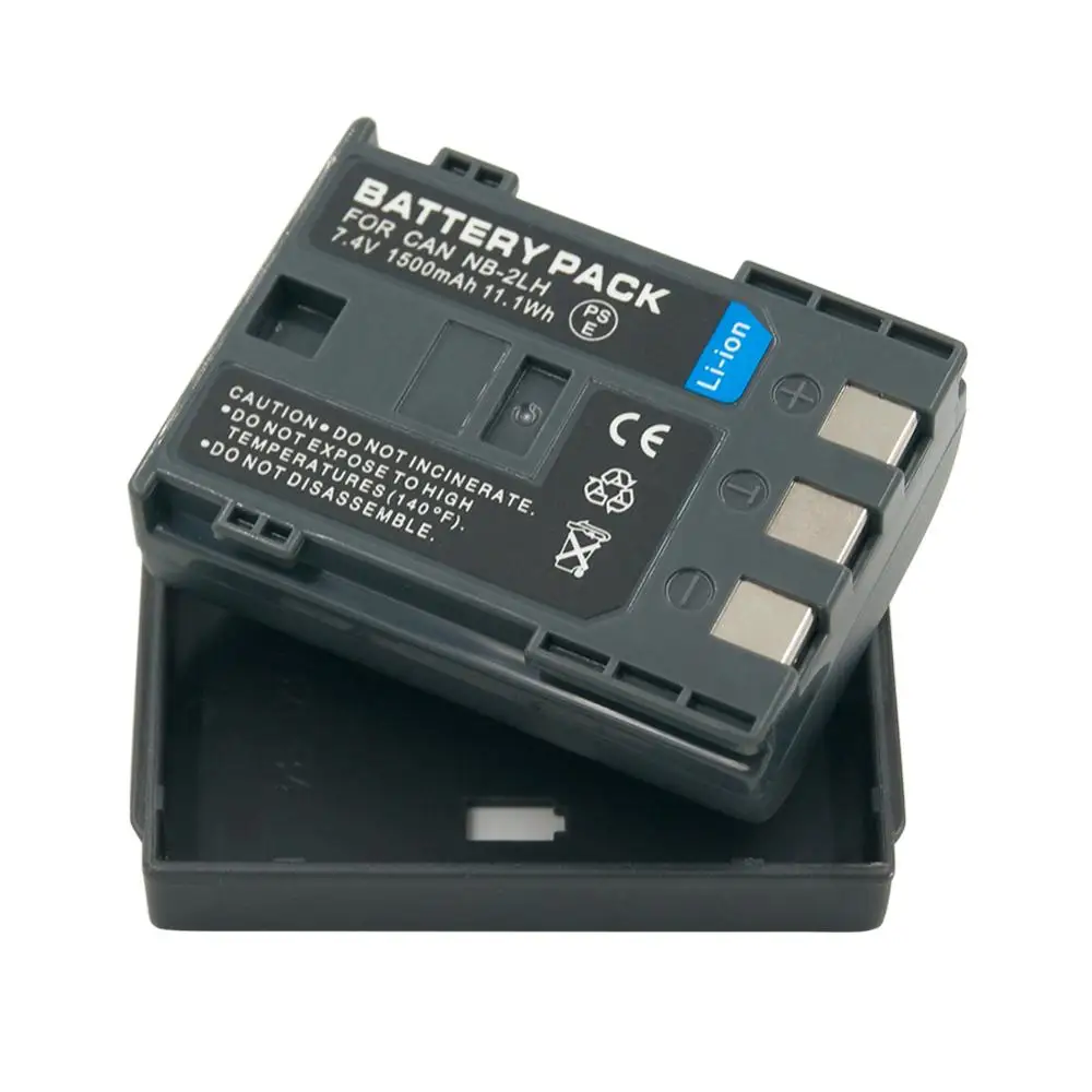 NB-2L NB2L NB-2LH NB2LH 7.4V 1.5Ah Li-ion Rechargeable Camera Battery for Canon Camera Powershot g9 s70 EOS 350D 400D Rebel xti
NB-2L NB2L NB-2LH NB2LH 7.4V 1.5Ah Li-ion Rechargeable Camera Battery for Canon Camera Powershot g9 s70 EOS 350D 400D Rebel xti