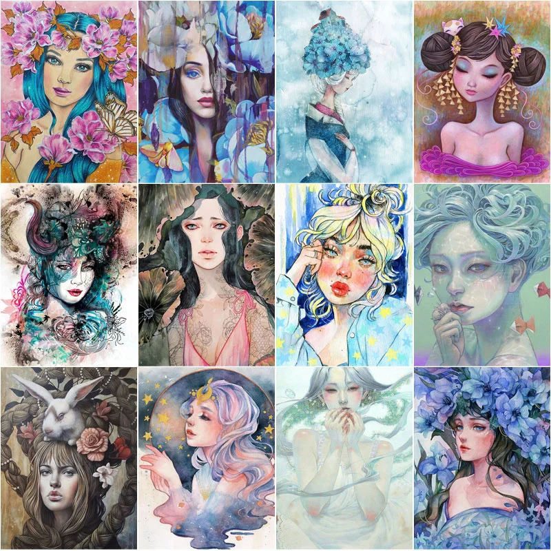 Girl Room Decor Diamond Painting Woman Portrait Embroidery Diamond Accessories The Princess Figure Art Watercolor Cross Stitch
Girl Room Decor Diamond Painting Woman Portrait Embroidery Diamond Accessories The Princess Figure Art Watercolor Cross Stitch
