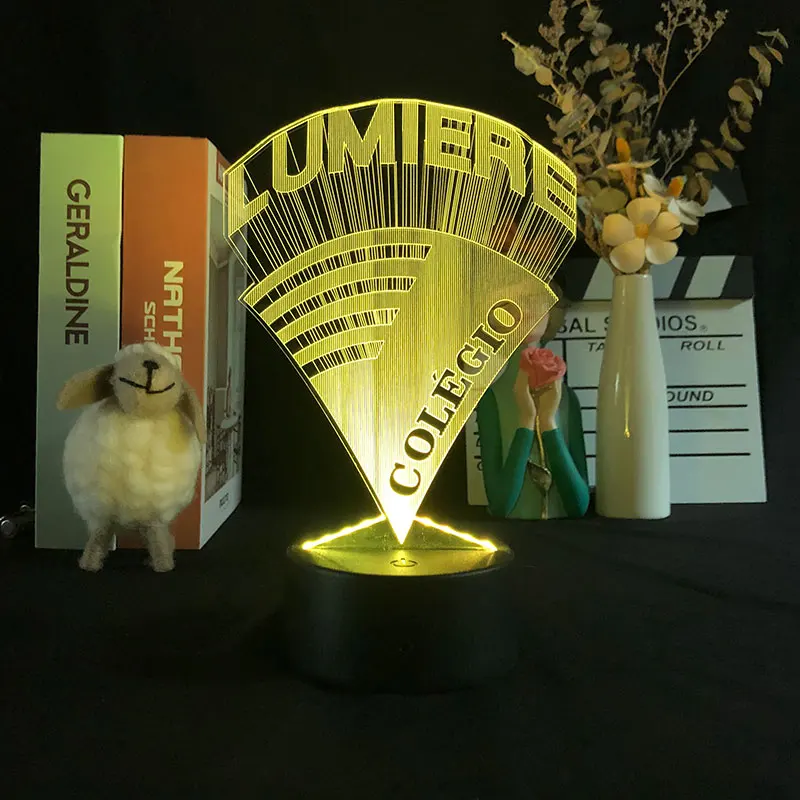 Ночсветильник Colegio Lumiere с яркой основой, 3D ночсветильник с будильником, меняющий цвет, Delineascope, уникальный подарок для детей
Ночсветильник Colegio Lumiere с яркой основой, 3D ночсветильник с будильником, меняющий цвет, Delineascope, уникальный подарок для детей
