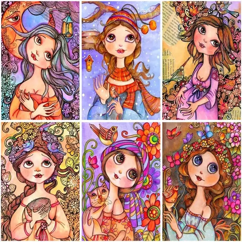 CHENISTORY Diy Pictures By Number Cartoon Girl Kits Painting By Numbers Figure Drawing On Canvas Handpainted Paintings Art Gift
CHENISTORY Diy Pictures By Number Cartoon Girl Kits Painting By Numbers Figure Drawing On Canvas Handpainted Paintings Art Gift