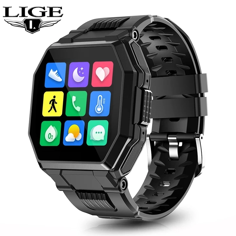 LIGE New Smart Watch Men 1.54 Inch Heart Rate Magnetic Charging watch for men Muilt-sport modes Bluetooth Call Waterproof IP67
LIGE New Smart Watch Men 1.54 Inch Heart Rate Magnetic Charging watch for men Muilt-sport modes Bluetooth Call Waterproof IP67