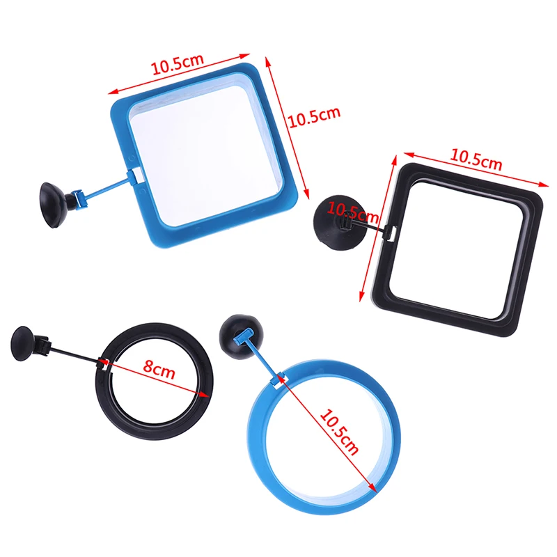 1PCS Fish Tank Station Floating Food Square Circle Feeder Sucker Cup Black Or Blue Aquarium Feed Ring Accessory Supply
1PCS Fish Tank Station Floating Food Square Circle Feeder Sucker Cup Black Or Blue Aquarium Feed Ring Accessory Supply