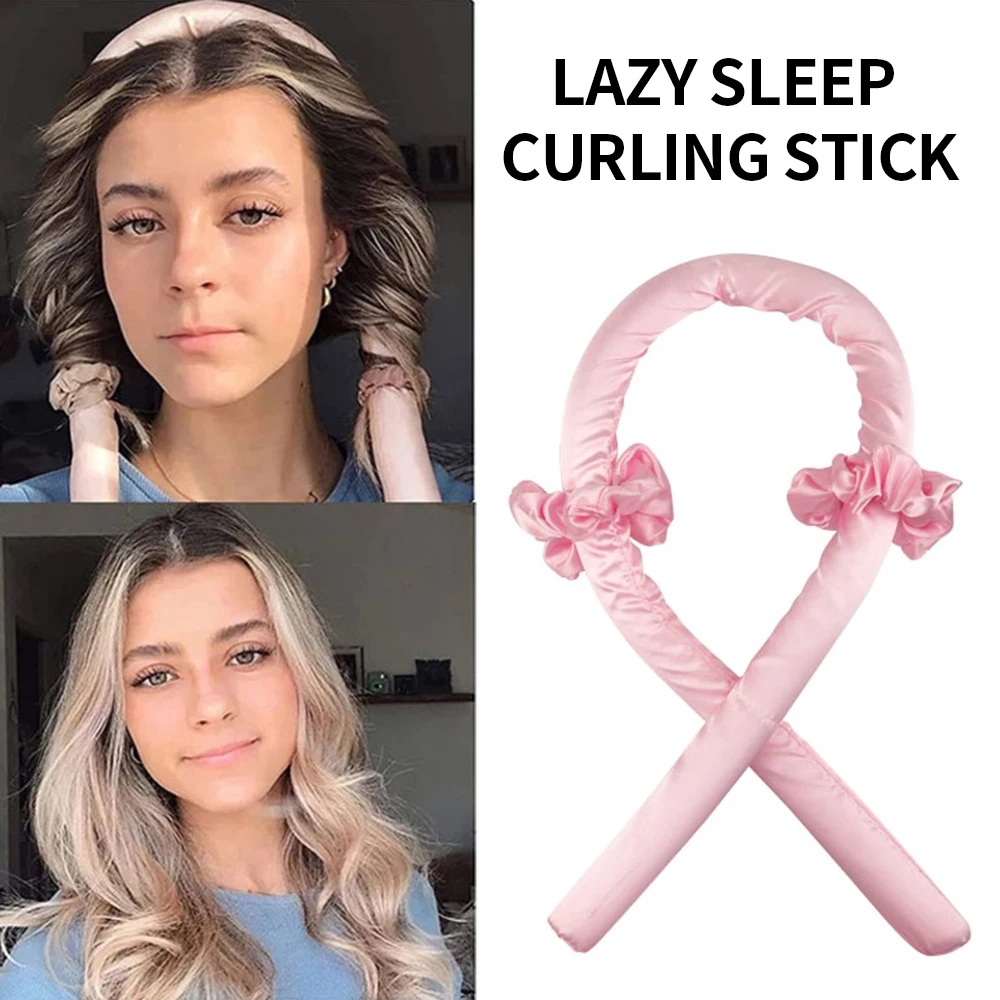 Лента для завивки волос без тепла, шёлковая лента для завивки волос, с радиатором 
Лента для завивки волос без тепла, шёлковая лента для завивки волос, с радиатором