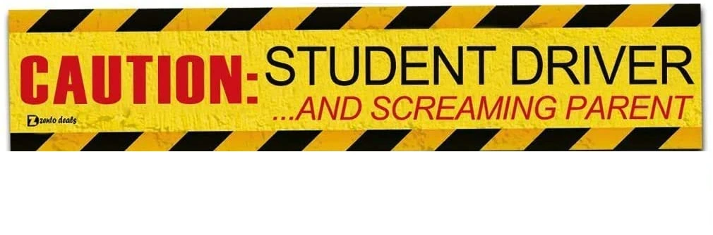 JDM Refit Creative Deals "Caution Student Driver and Screaming Parent Car Stickers Funny Warning Cover Scratches Exterior
JDM Refit Creative Deals "Caution Student Driver and Screaming Parent Car Stickers Funny Warning Cover Scratches Exterior