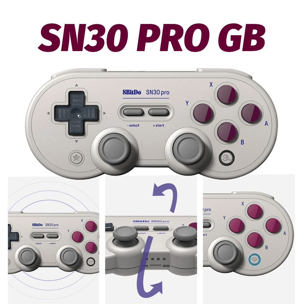 Wireless Bluetooth Controller 8Bitdo SN30 Pro GB SN Remote Gamepad For Nintend Switch For NS iOS/Android PC Mac Joysrtick
Wireless Bluetooth Controller 8Bitdo SN30 Pro GB SN Remote Gamepad For Nintend Switch For NS iOS/Android PC Mac Joysrtick
