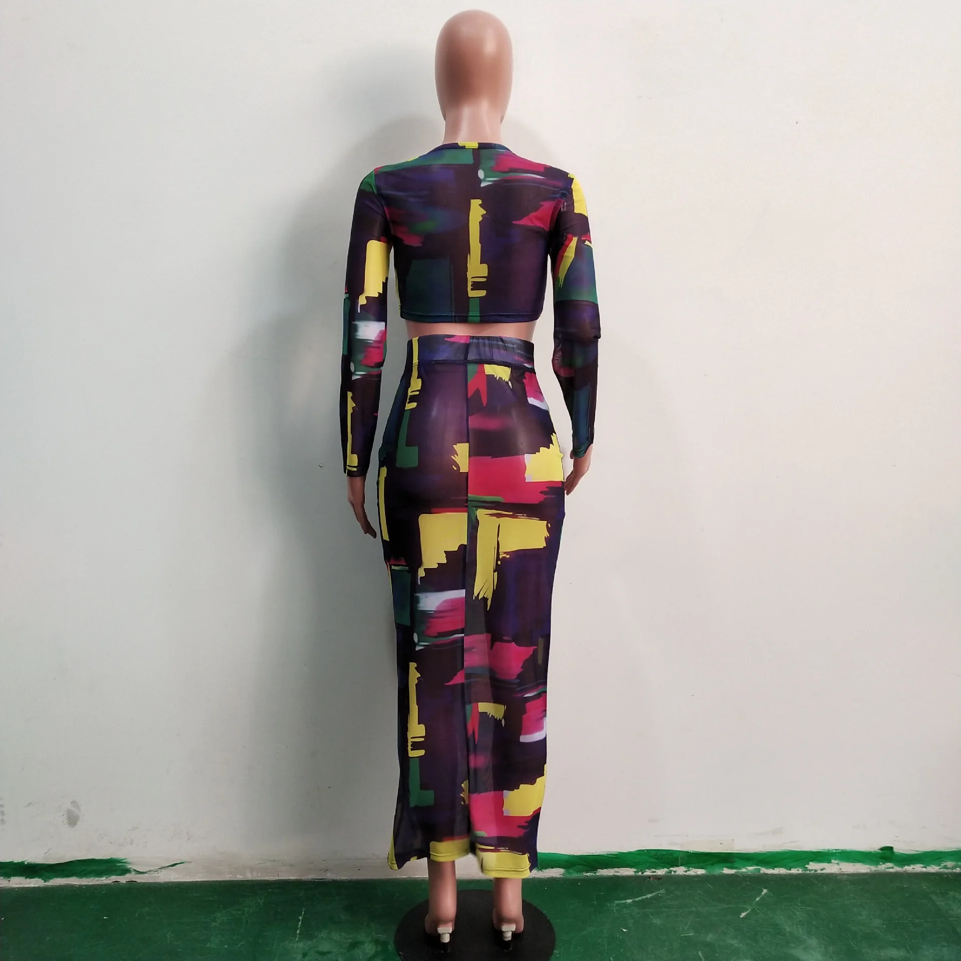 hirigin 2020 Sexy Colorful Two Piece Set V-neck Bandage Elegant 2 Piece Set Women Full Sleeve Top And Long Skirts Summer Sets
hirigin 2020 Sexy Colorful Two Piece Set V-neck Bandage Elegant 2 Piece Set Women Full Sleeve Top And Long Skirts Summer Sets