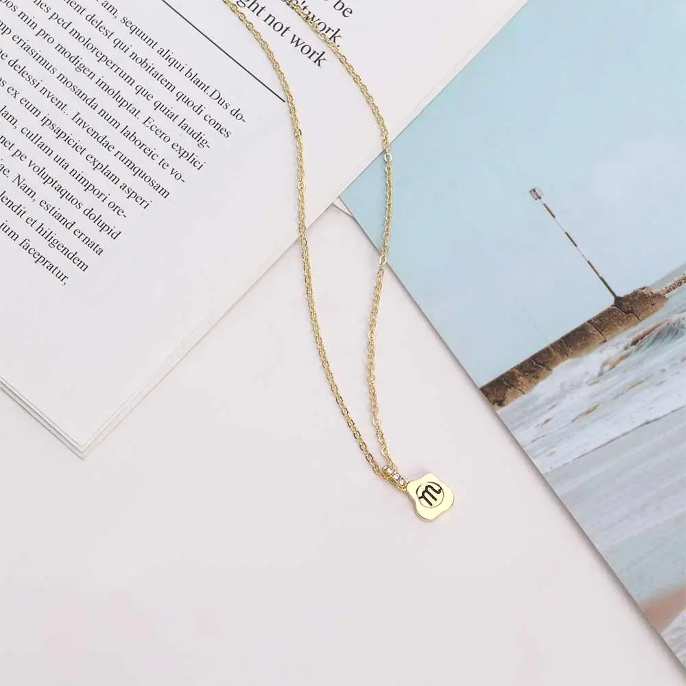 Geometric Irregular M Letter Pendant Alloy Necklace for Women Simplicity Elegant Clavicle Chain Female Delicate Chokers 
Geometric Irregular M Letter Pendant Alloy Necklace for Women Simplicity Elegant Clavicle Chain Female Delicate Chokers