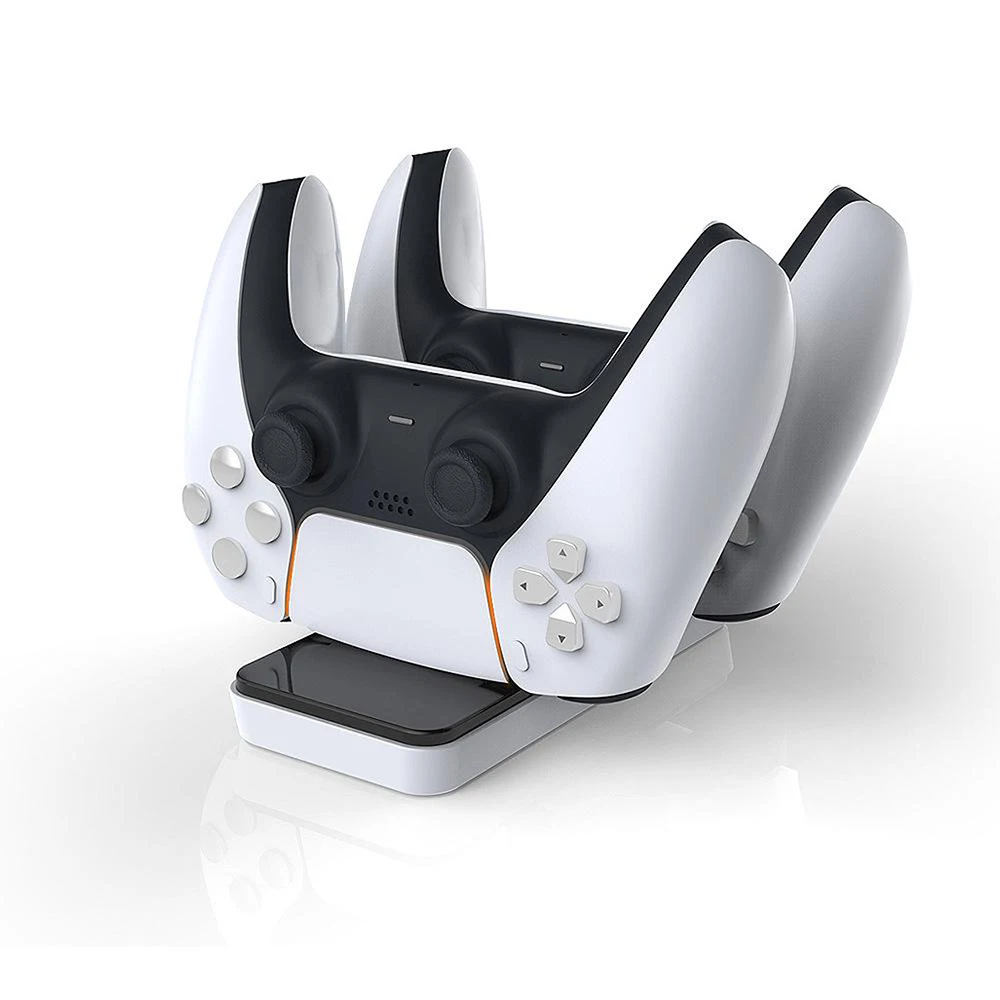 Dual USB Fast Charging Dock Station Cradle Holder for PS5 Game Controller Wireless Controller Charger for PS 5 gamepad joystick
Dual USB Fast Charging Dock Station Cradle Holder for PS5 Game Controller Wireless Controller Charger for PS 5 gamepad joystick