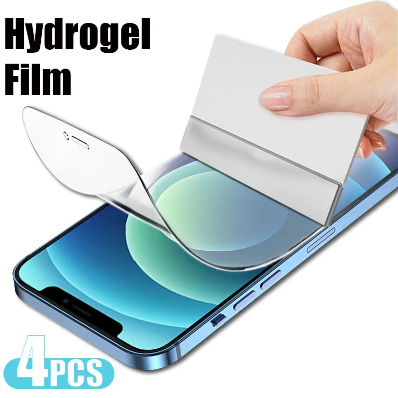 4pcs Hydrogel Film Screen Protector for iPhone 13 12 11 Pro Max 13 12 Mini Not Glass on iPhone XR XS Max X SE 2020 7 8 6S Plus 6
4pcs Hydrogel Film Screen Protector for iPhone 13 12 11 Pro Max 13 12 Mini Not Glass on iPhone XR XS Max X SE 2020 7 8 6S Plus 6