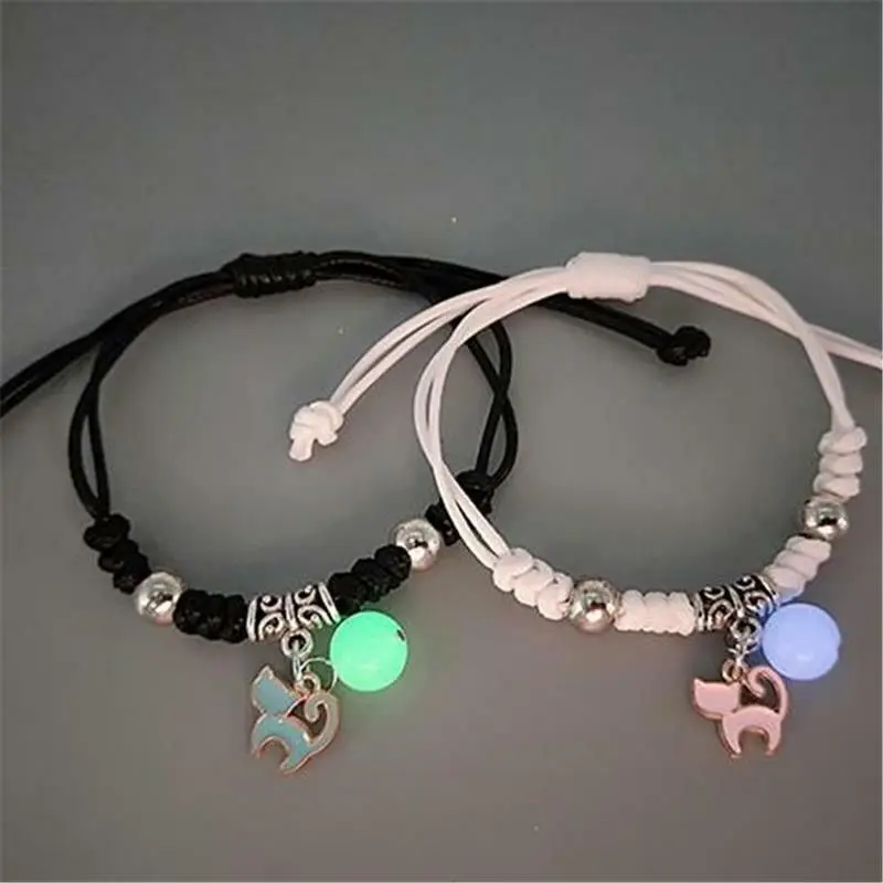 Luminous lovers bracelet Female student Korean version bestie two friendship bracelet luminous bracelet
Luminous lovers bracelet Female student Korean version bestie two friendship bracelet luminous bracelet